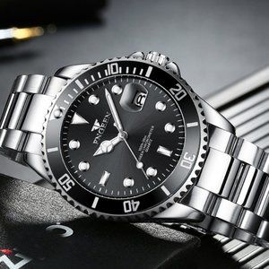 Enlarge Calendar Fashion Mens Watches Top Brand Luxury Quartz Men Classic Style